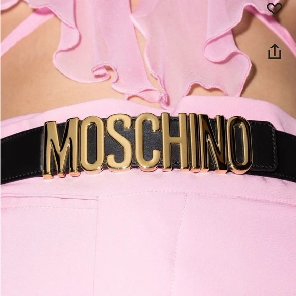 Moschino Black and Gold Women’s Belt